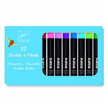 DJECO Набор пастельных карандашей, 12 классических цветов 09748
