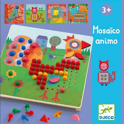 DJECO Игра Мозаика Животные 08137