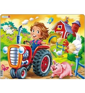 LARSEN BM7 - Дети на ферме. Трактор