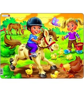 LARSEN BM8 - Дети на ферме. Пони