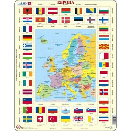 LARSEN KL1 - Карты/флаги - Европа
