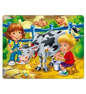 LARSEN BM5 - Дети на ферме. Корова