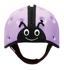 SafeheadBABY Мягкая шапка-шлем для защиты головы . Божья коровка. Цвет: фиолетовый 12006