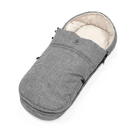 Люлька мягкая для коляски Stokke Softbag Black Melange 540101