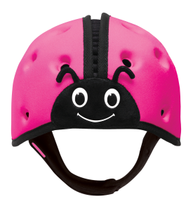SafeheadBABY Мягкая шапка-шлем для защиты головы . Божья коровка. Цвет: розовый 12003