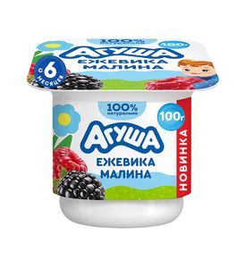 Агуша Творог Ежевика-Малина 100г Агуша Творог Ежевика-Малина 100г