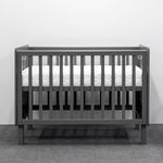 Antemi Кровать Mari 120/60 без маятника, цвет: графит Ник 14г