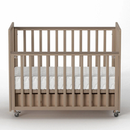 Antemi Кровать Classic Sleep 120х60 ящик+универсальный маятник цвет: Капучино. НИК 22к