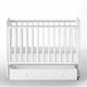 Antemi Кровать Classic Sleep Premium 120х60 ящик+универсальный маятник цвет: Белый Antemi Кровать Classic Sleep Premium 120х60 ящик+универсальный маятник цвет: Белый