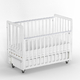 Antemi Кровать Classic Sleep Premium 120х60 ящик+универсальный маятник цвет: Белый Antemi Кровать Classic Sleep Premium 120х60 ящик+универсальный маятник цвет: Белый
