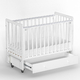 Antemi Кровать Classic Sleep Premium 120х60 ящик+универсальный маятник цвет: Белый Antemi Кровать Classic Sleep Premium 120х60 ящик+универсальный маятник цвет: Белый
