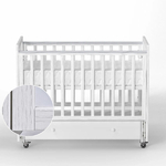 Antemi Кровать Classic Sleep Premium 120х60 ящик+универсальный маятник цвет: Белый Antemi Кровать Classic Sleep Premium 120х60 ящик+универсальный маятник цвет: Белый