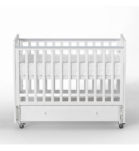 Antemi Кровать Classic Sleep 120х60 ящик+универсальный маятник цвет: Белый арт. НИК 22б