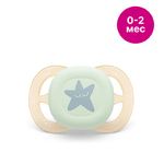 SCF076/05 Avent Пустышка ultra start ноч салат звезда 0-2мес 1шт SCF076/05 Avent Пустышка ultra start ноч салат звезда 0-2мес 1шт