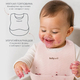 Babywell Сверхлегкий силиконовый нагрудник в защитном чехле, Светло Розовый Babywell Сверхлегкий силиконовый нагрудник в защитном чехле, Светло Розовый