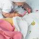 BUBA KIDS Пелёнки муслиновые , 3 шт., Сады Кавказа/ горчица/ малина со сливками, 75х75 BKMUSSW49
