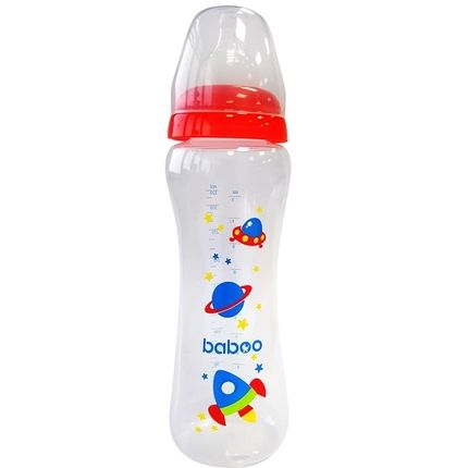 Бутылочка для кормления Baboo с узким горлышком 330мл, коллекция Space 3-008