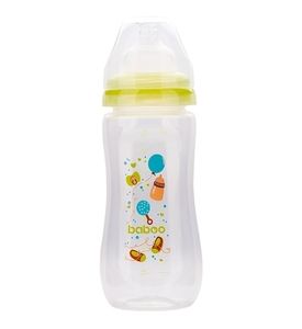 Бутылочка для кормления Baboo с широким горлышком 330мл, коллекция Baby Shower 3-109
