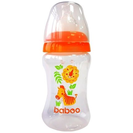 Бутылочка для кормления Baboo с узким горлышком 150мл, коллекция Safari 3-003