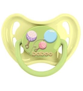 Соска-пустышка латексная Baboo 0+ мес. Коллекция Baby Shower 5-017