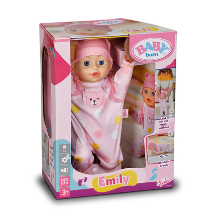 БЕБИ борн 68488 Интерактивная ползающая кукла Эмили 43 см. БЕБИ борн 68488 Интерактивная ползающая кукла Эмили 43 см.