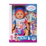 БЕБИ борн 42483 Интерактив. кукла Джонас с магич. глазками 43 см.