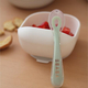 Beaba  Ложка силиконовая, 4М+, в блистерной упаковке.  M GREEN 1ST AGE SILICONE SPOON M GREEN