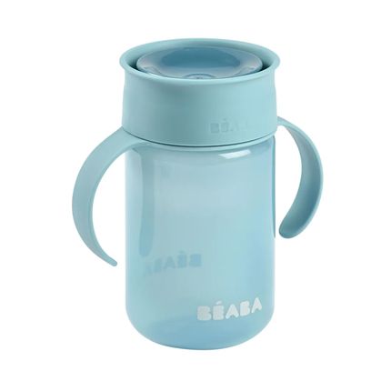 Beaba 913572 Поильник детский 340 мл. 360° TASSE APPRENTISSAGE BLUE