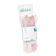 Beaba 913598 Набор из двух силиконовых ложек 4М+, с боксом для хранения. Cotton candy / Marshmallow
