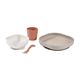Beaba 913591 Набор посуды: 2 тарелки, стакан, ложка, силикон. TERRACOTTA COFFRET REPAS SILIC TERRACO