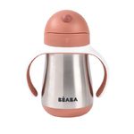 Beaba 913587 Поильник термос INOX 250 мл. TERRACOTA TASSE PAILLE INOX 250ML TERRACOTTA