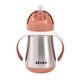 Beaba 913587 Поильник термос INOX 250 мл. TERRACOTA TASSE PAILLE INOX 250ML TERRACOTTA