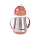 Beaba 913587 Поильник термос INOX 250 мл. TERRACOTA TASSE PAILLE INOX 250ML TERRACOTTA