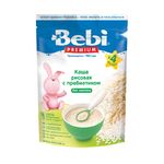 Детская каша Bebi Premium безмолочная рисовая с пребиотиками, 200гр