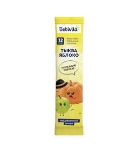 Bebivita Фруктово-овощные кусочки «Тыква-яблоко», 20гр.
