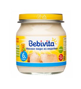 Bebivita 1836RU Индейка 100гр. Bebivita 1836RU Индейка 100гр.