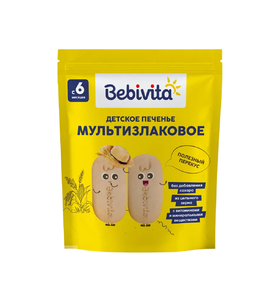 Bebivita Детское печенье Мультизлаковое 80 гр. RUS002 
