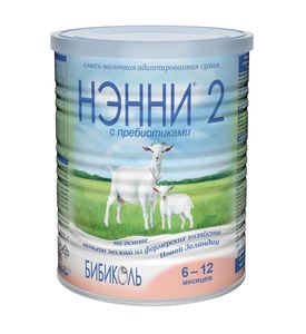 Сухая молочная смесь Нэнни 2 на основе козьего молока, с пребиотиками, 400гр