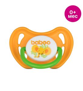 Соска-пустышка силиконовая Baboo 0+ мес. Коллекция Safari 5-313