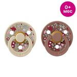 BIBS 12012103 Набор пустышек, Liberty Colour Anatom, 2 шт. Chamomile Lawn-Woodchuck Mix,0 - 6 мес. 12012103 