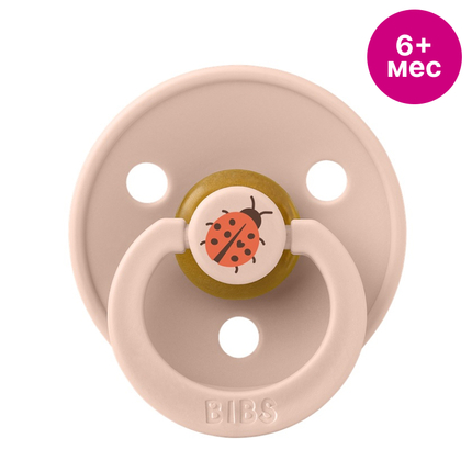 BIBS Studio Colour - Ladybug - Blush, 6+ мес.0000010080