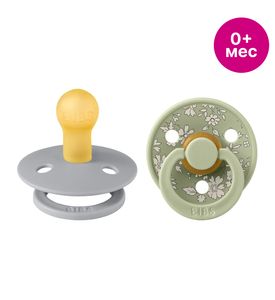 BIBS Набор пустышек латексных Liberty Colour, 2 шт. - Capel - Sage, 0+ мес. 11010103 BIBS Набор пустышек латексных Liberty Colour, 2 шт. - Capel - Sage, 0+ мес. 11010103