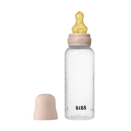 BIBS - Blush, 5017244, Бутылочка с латексной соской, средний поток 270 мл. 05343