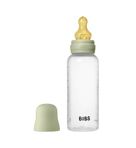 BIBS - Sage, Бутылочка с латексной соской, средний поток 270 мл. 05345