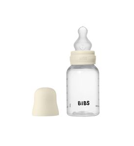 BIBS -  Ivory, Бутылочка с силиконовой соской, медленный поток 150 мл. 05350