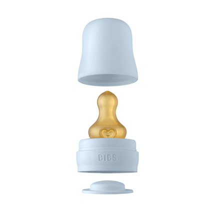 BIBS 5005231 Набор аксессуаров с латексной соской Baby Blue