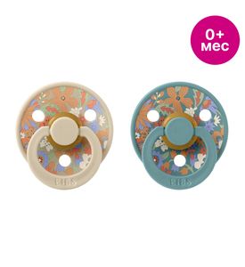 BIBS Набор пустышек латексных Liberty Colour, 2 шт. - Blossom - Vanilla Hush Mix, 0+ мес. 11021103 BIBS Набор пустышек латексных Liberty Colour, 2 шт. - Blossom - Vanilla Hush Mix, 0+ мес. 11021103