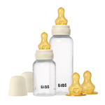 BIBS - Ivory, Подарочный набор бутылочек с латексной соской, 3 потока 150 и 270 мл. 05385