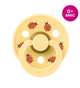 BIBS Studio Colour - Ladybug Friends - Pale Butter, 0+ 0000010063