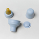 BIBS 5005231 Набор аксессуаров с латексной соской Baby Blue